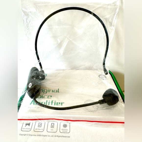 SHIDU M800UHF Original Voice Amplifier Loud Speaker MP3 Player AUX Green - Picture 8 of 11